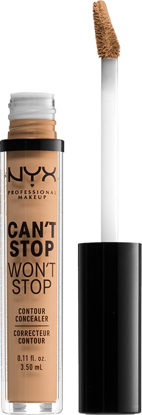 NYX Can't Stop Won't Stop Contour Concealer – Wasserfester Abdeckstift, Farbe Pale, 2er Pack