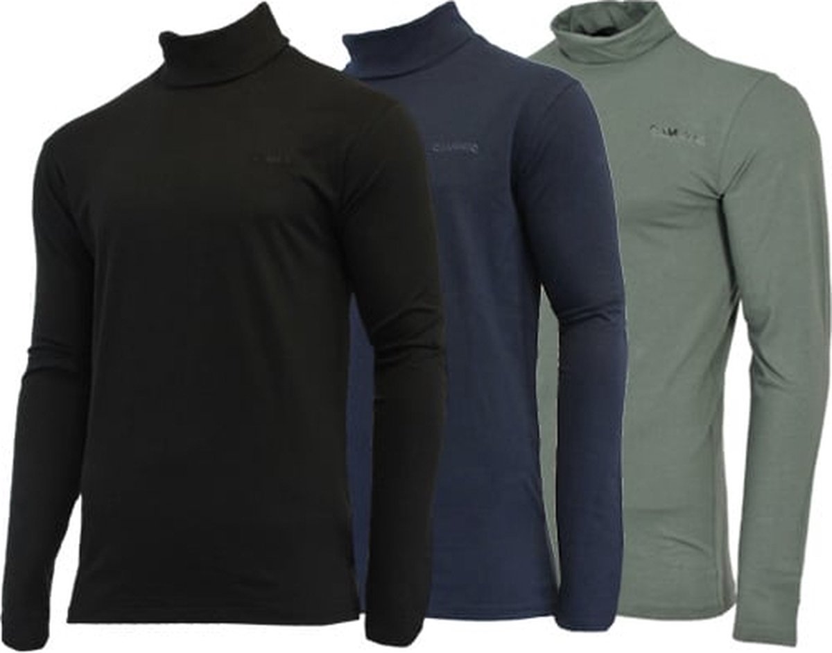 3-Pack Campri Skipully Wintersportpully Heren /Jungle 643 3XL Marineblauw