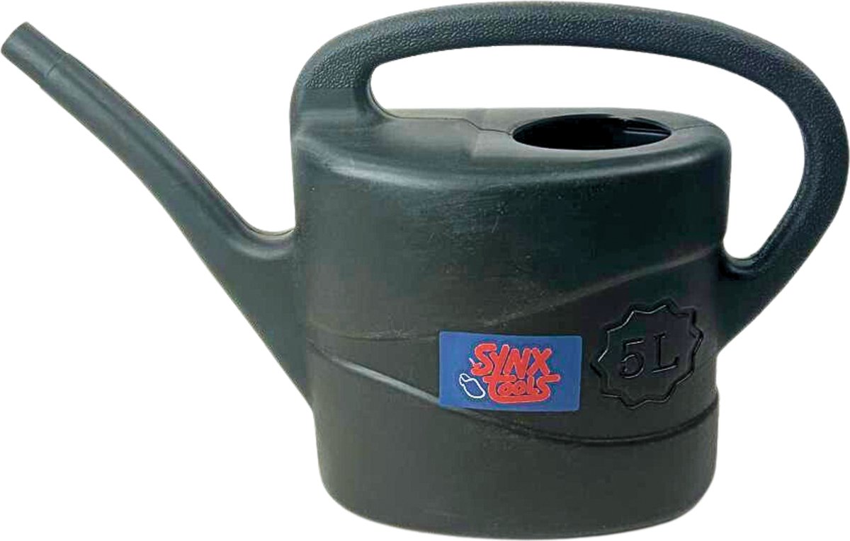 Synx Tools Gieter met broeskop 5Liter - zwart - kunststof - 