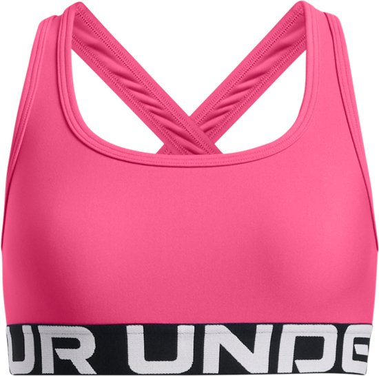Foto: Under armour g crossback bra meisjes sportbeha roze