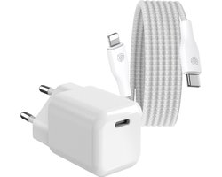 Mini Snellader 30w – 2 Meter – Oplader geschikt voor iPhone en iPad met Apple Lightning aansluiting
