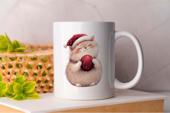 Mok Tinsel Tail - Cats - Gift - Cadeau - CatLovers - Meow - KittyLove - Katten - Kattenliefhebbers - Katjesliefde - Prrrfect - Christmas