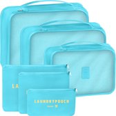 Packing Cubes of Koffer Organizer Set - Packing Cubes Backpack - Lichtblauw