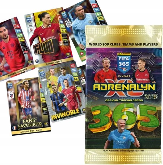 Panini Adrenalyn XL FIFA 365 24/25 booster