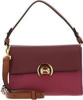 Coccinelle Leren schoudertas handtas C-Me Grained Leather Handbag Ribes