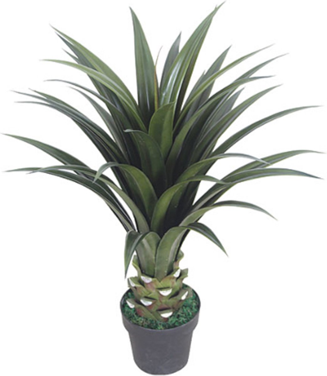Kunst Yucca Naxos | 80cm - Namaak Yucca Naxos - Kunstplanten voor binnen - Kunstplant yucca
