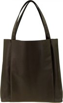 CINQUE Cuir Sac à épaule Sac shopper Capri Bag Handbag Oliv Vert
