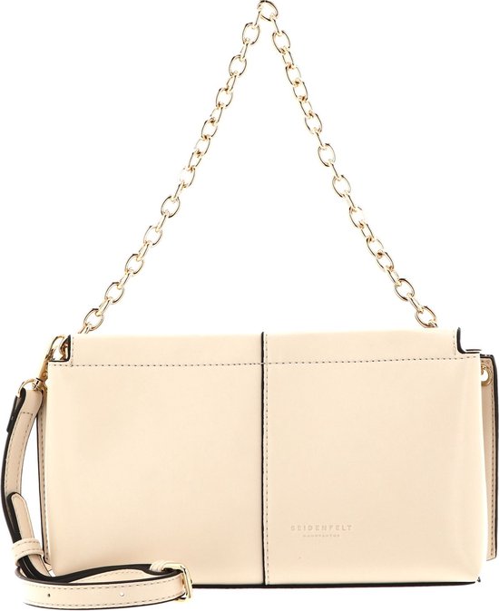 SEIDENFELT MANUFAKTUR Sac de soirée Sac à épaule Nees Midi Crossbody Bag Cool Beige / Gold Écru