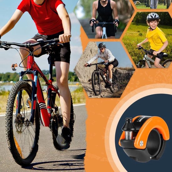 Toeter fiets - Fietsbel mountainbike bel luid 100 dB aluminiumlegering ...