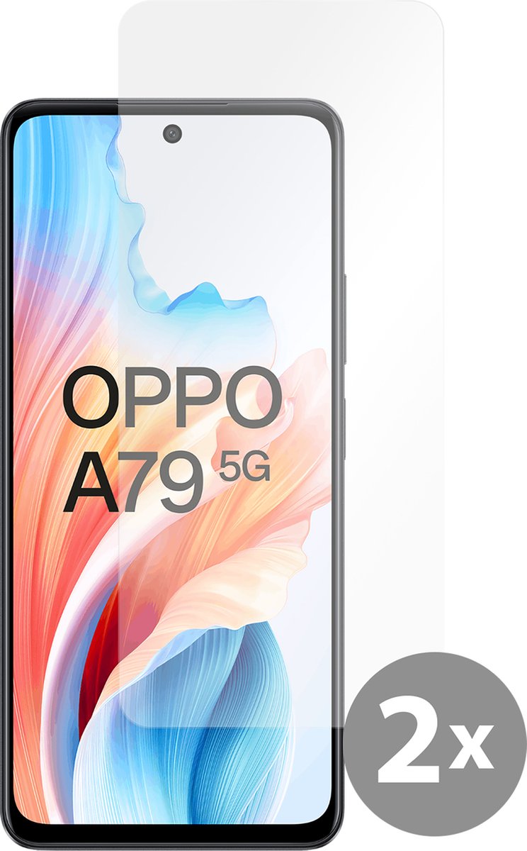 Cazy screenprotector geschikt voor OPPO A79 - Screenprotector Gehard Glas - 2 Stuks