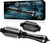 Revamp DR2500 Progloss Föhnborstel en Multistyler - 4 in 1 Stijlborstel - Ionentechnologie - Blowout Brush - 3 Temperatuurstanden - Voor Alle Haartypes - Inclusief 2 Opzetborstels - Lichtgewicht 278 Gram