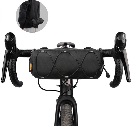 ROCKBROS Fietstas Stuurtas Voortas met Schouderriem voor MTB Racefiets Ebike Fietsmand Schoudertas