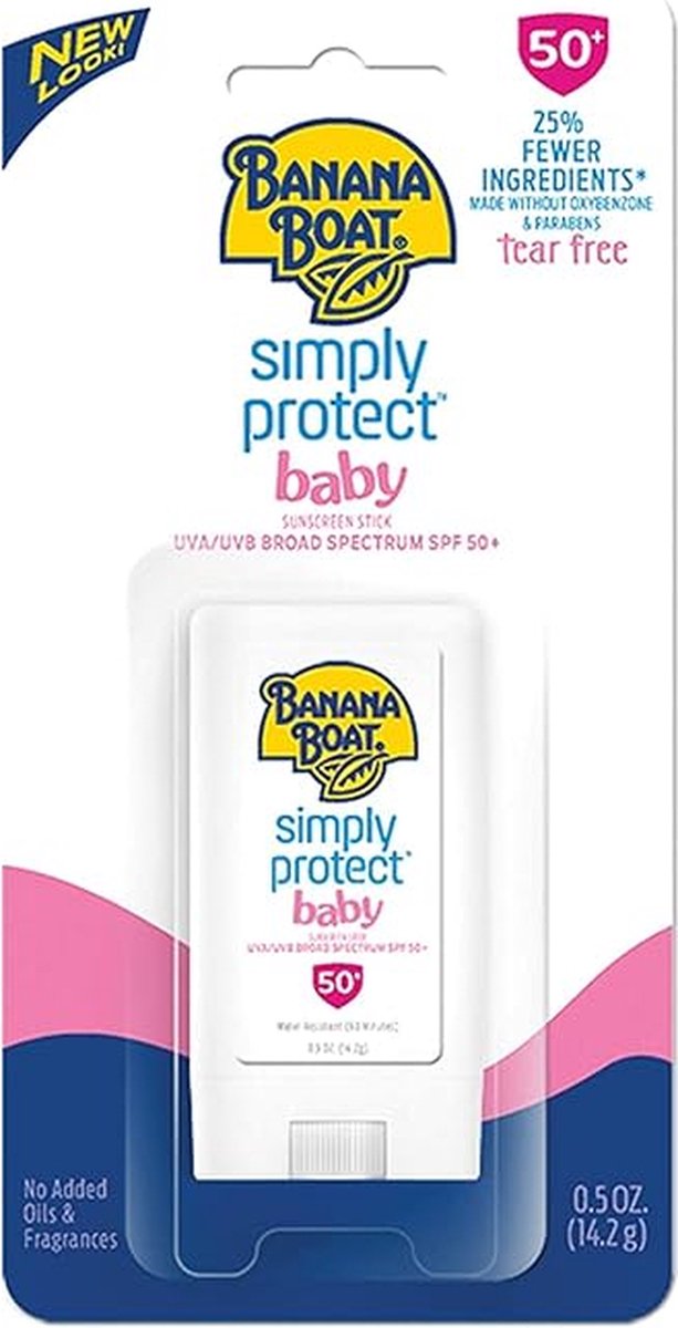 Goedkoopste Banana Boat Simply Protect Baby Sunscreen Stick - Zonnebrand - SPF 50