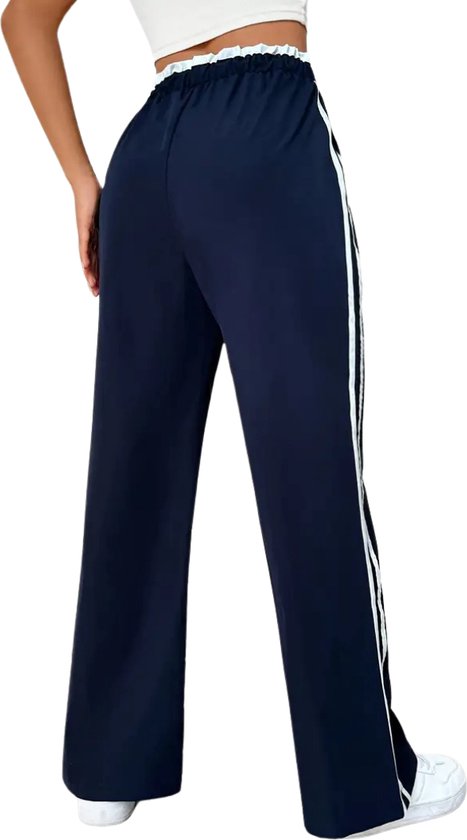 Bovista Pantalon d'entraînement Femme - Pantalon de sport - Pantalon d'entraînement long - Survêtement - Vêtements de sport - Bleu marine - M