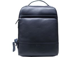 Esquire Rugzak met laptopvak Oxford Backpack Darkblue Donkerblauw