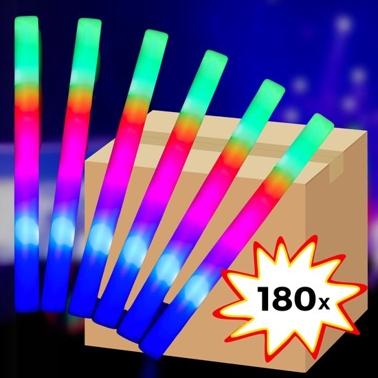 Led Foamstick / Partystaaf / lichtstaaf 200 stuks de ultieme party