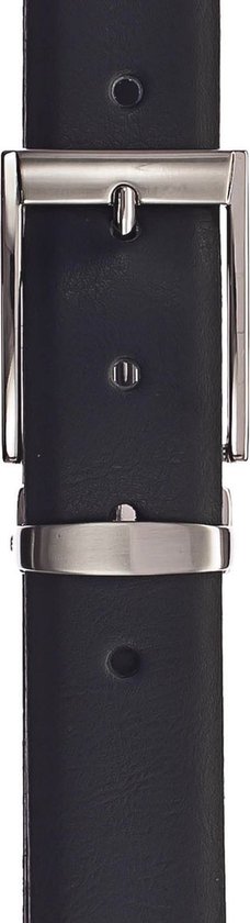 Vanzetti Cuir Ceinture Dresscode: Business 35mm Cambered Belt W80 Nightblue Bleu