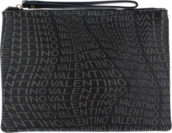 Sac à épaule VALENTINO Samosa Shopping Bag - Noir/Gris (Nero/Grigio) - 100% Polyuréthane - Neuf Avec étiquettes
