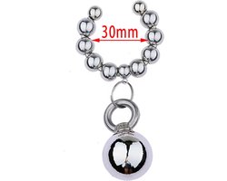 Eikelring met gewicht - Ejaculatie uitstellen - Cockring - RVS - Verschillende maten - BDSM