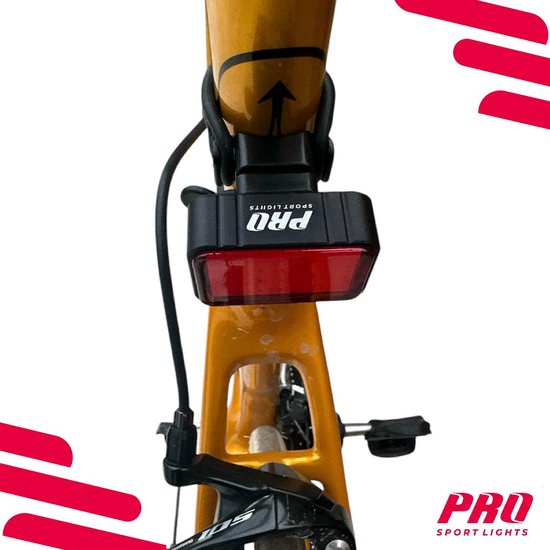 Achterlicht Fiets LED Met Remsensor Fietsverlichting USB Oplaadbaar - 125 Lumen - Rood - Mountainbike Racefiets — afbeelding 3