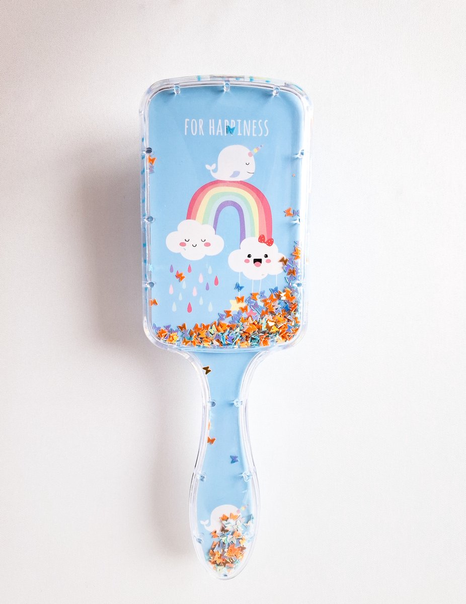 DreamGlow Magische Kinderborstel – Glitters – Blauw/Blauw