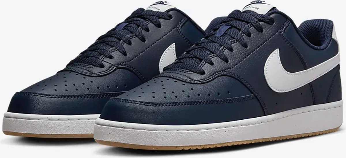 Nike Court vision LO Sneakers Unisex Donker Blauw