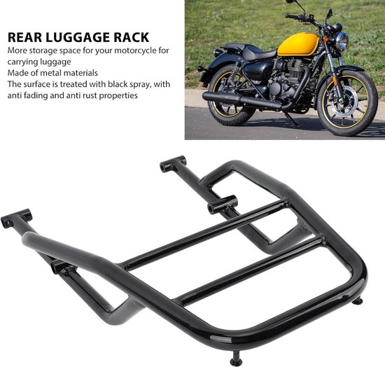 G350 Achterbagage Cargo Rack Carrier Mount Rugleuning Voor Lambretta G 350 Alle Jaren Motorfiets Plank Houder Accessoires