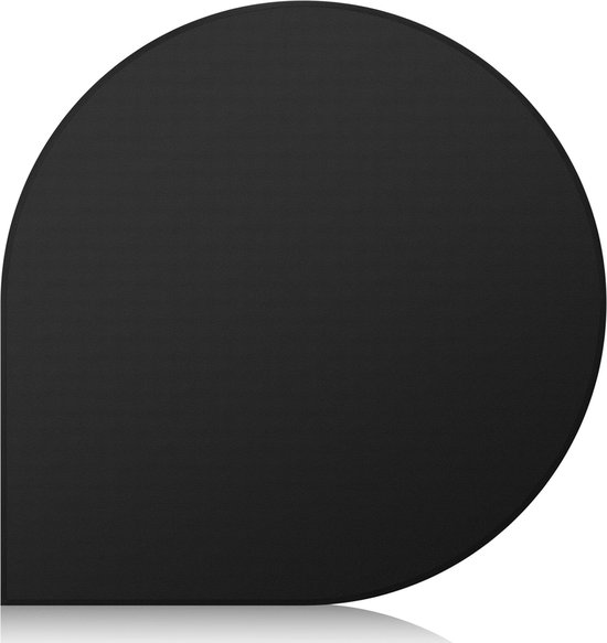 Vuurvaste mat (Coated fibreglass) 120 x 60 cm zwart - Tuincentrum
