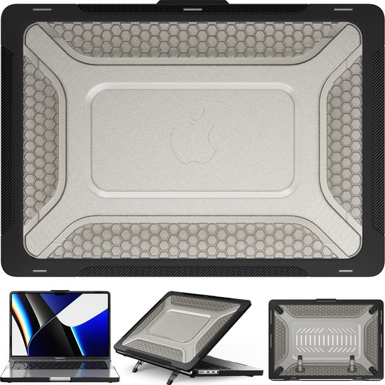 Housse de protection Turtle Shift MacBook Pro 14 pouces (2023/2021) - A2442/A2779/A2918/A2992 - Noir