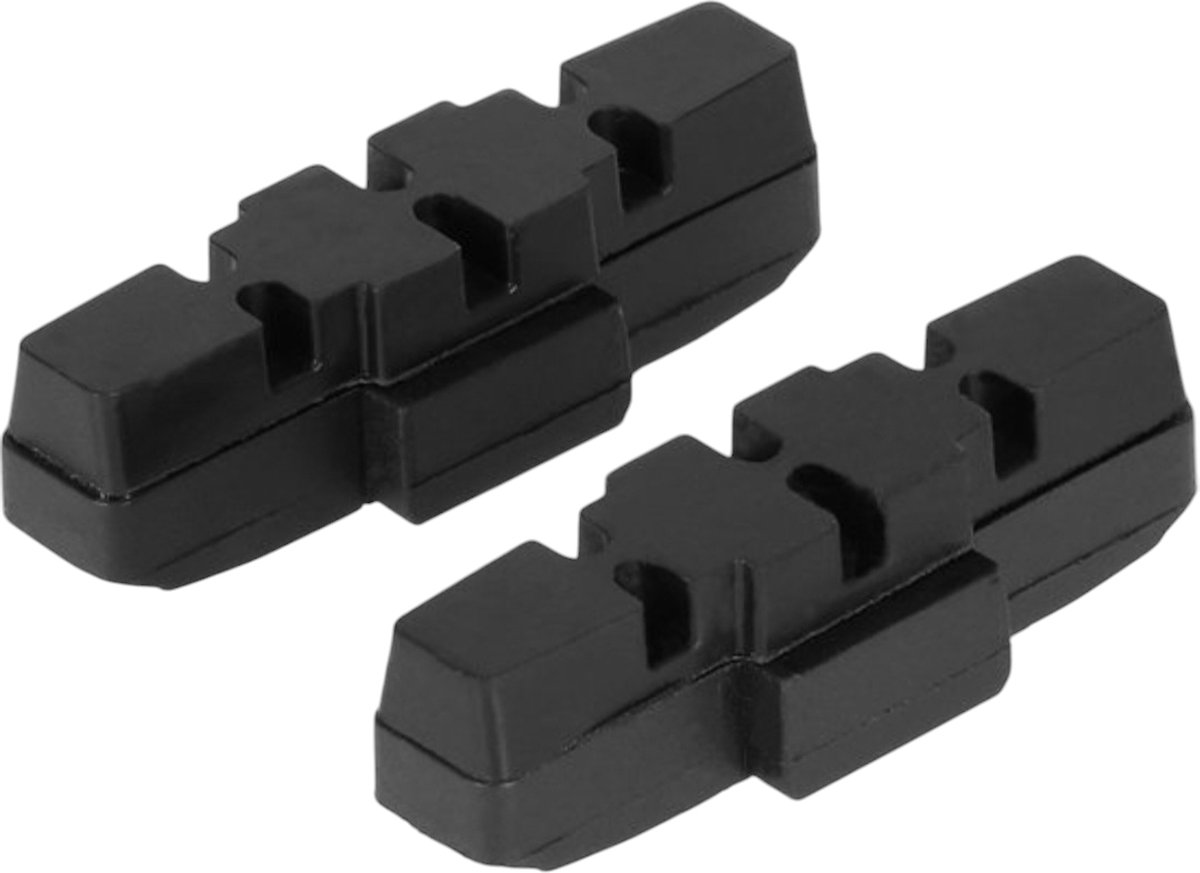 Rieba® Remblokrubbers 2 stuks - Geschikt voor MAGURA HS11 / HS22/ HS33 - Remblokjes Fiets - 51,5 X 17 Mm - Zwart