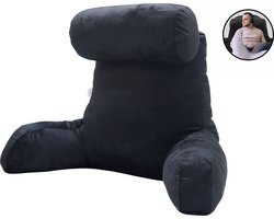 Luxor Home® Leeskussen - Bookseat - Leeskussen Voor In Bed - Leeskussen Voor Boeken - Zwart Luxor Home® Leeskussen - Bookseat - Leeskussen Voor In Bed - Leeskussen Voor Boeken - Zwart
