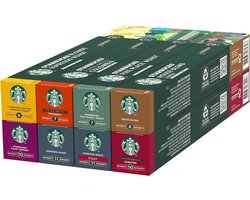Starbucks® Nespresso cups® balanced pack - 8 x 10 stuks