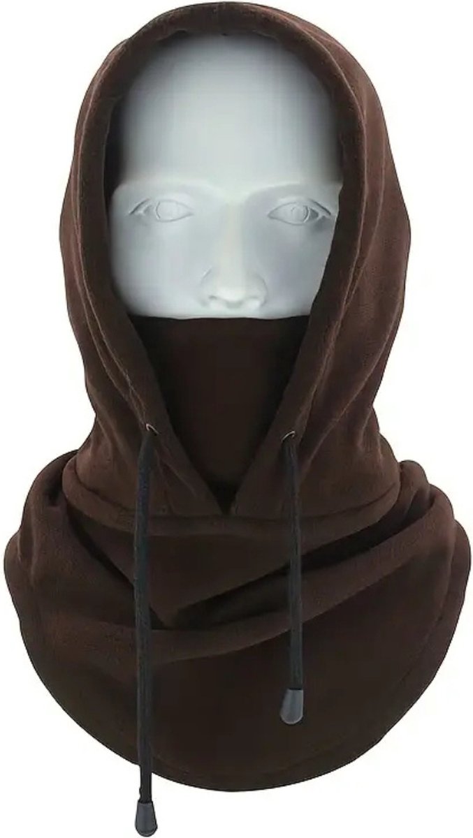 Livano Winter Masker Balaclava Ski Mask Ski Masker Bivakmuts Full Face Mask Koffie Bruin