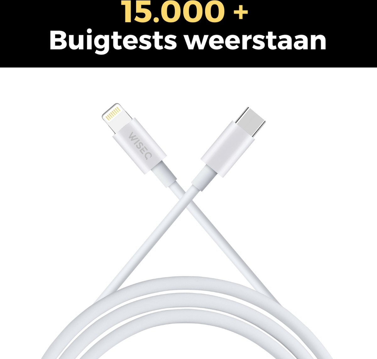 iPhone snellader 38W USB-C adapter met 1m Lightning kabel voor iPhone 14/13/12/11 Pro Max en iPad - Afbeelding 3