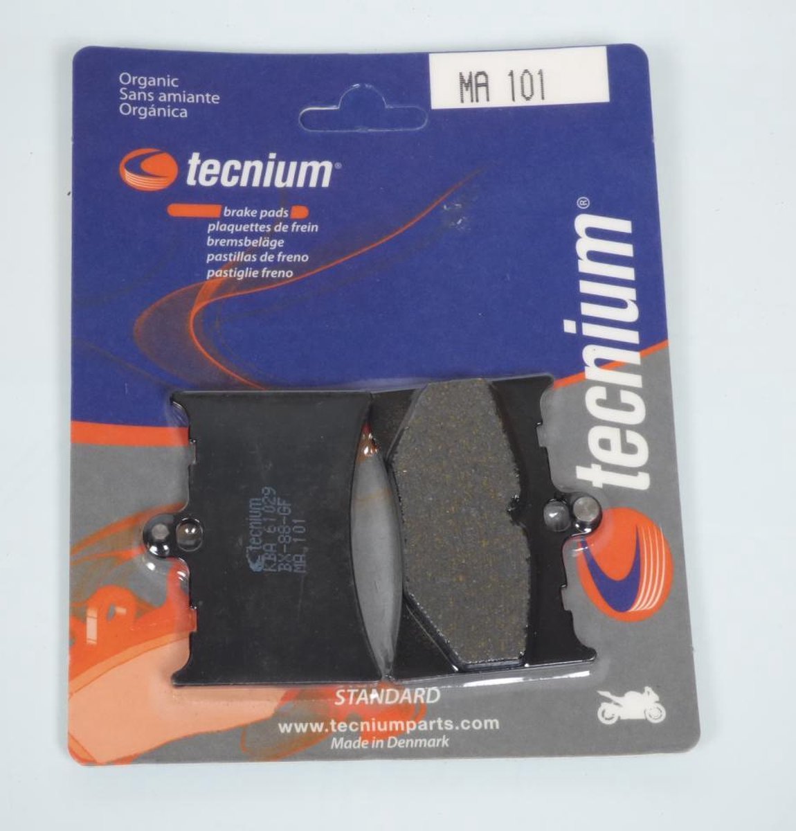Bendix remblokje voor Aprilia 125 Tuono 2003-2004 MA101 Gloednieuw
