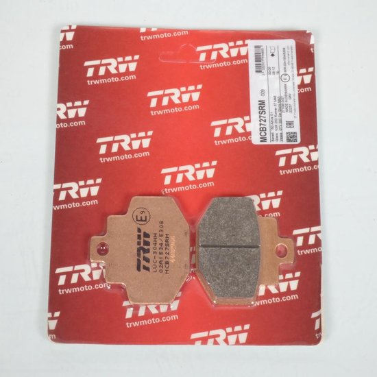 Jeu De Plaquettes De Frein Malossi Pour Scooter Piaggio 125 Super Lx, Gtx, Hengtong 2000 - Organiques