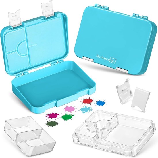 My Vesperbox Bia, Bento Box voor kinderen, 100% lekvrij en