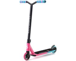 foto van Suotu Stuntstep - Kinderstep - Maximale 78cm - Step 6+ Jaar - Step voor jongens en meisjes - Aluminium - Roze/Groen/Zwart
