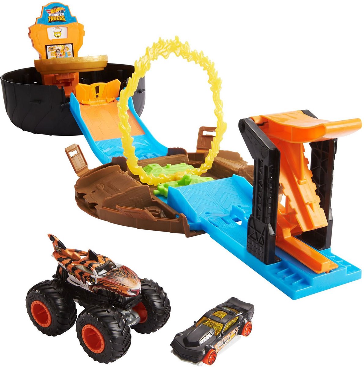 Hot Wheels Monster Trucks - Stuntbanden speelset