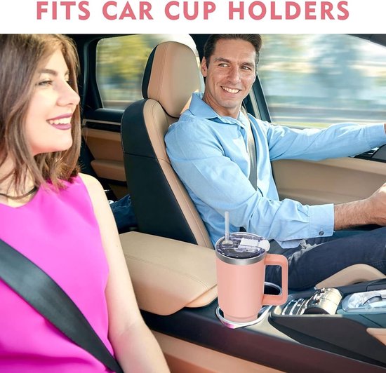 HOT KUP - Self-heating travel cup, beverage brew - AC or battery powered - White