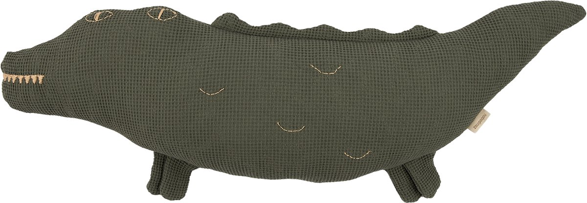 Nobodinoz Wabi Sabi Krokodillen kussen 72X22X10