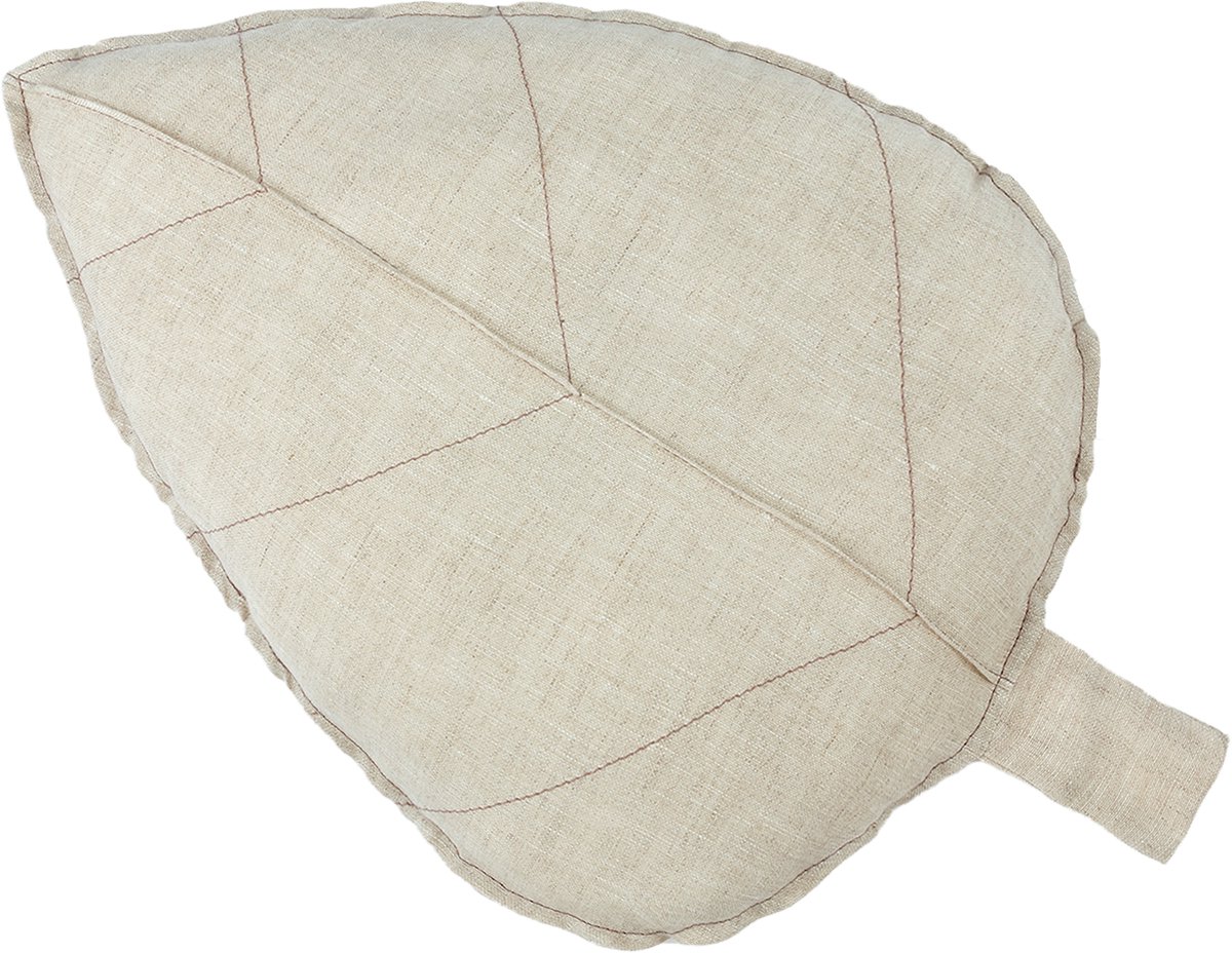 Nobodinoz Bladkussen French Linen Greige