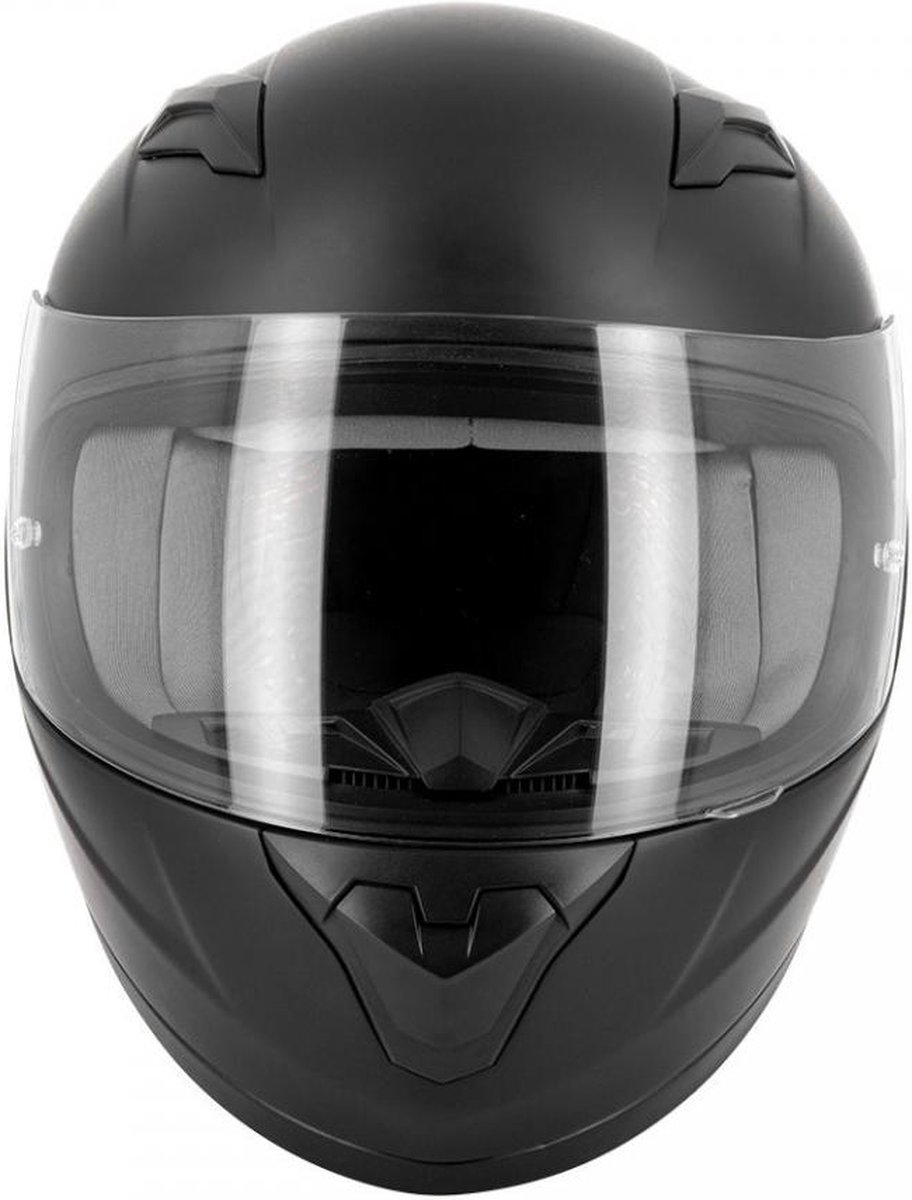 Casque intégral moto route pour enfant Eight Seeker S446 taille M 49-50cm noir