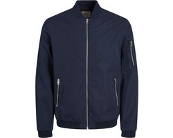 Jack & Jones - Heren Jas zomer Mash Bomber - Blauw - Maat L
