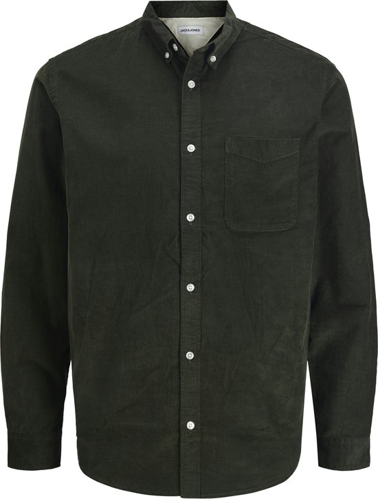 Chemise homme Jack & Jones JJECLASSIC CORD SHIRT vert XL Adultes