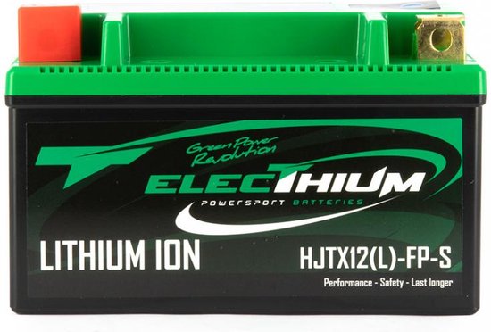 Lithium-elektriumaccu voor Suzuki 750 GSR-motorfiets 2011-2016 HJTX12(L)-FP-S / YTX12-BS / 12,8 V 3 Ah nieuw