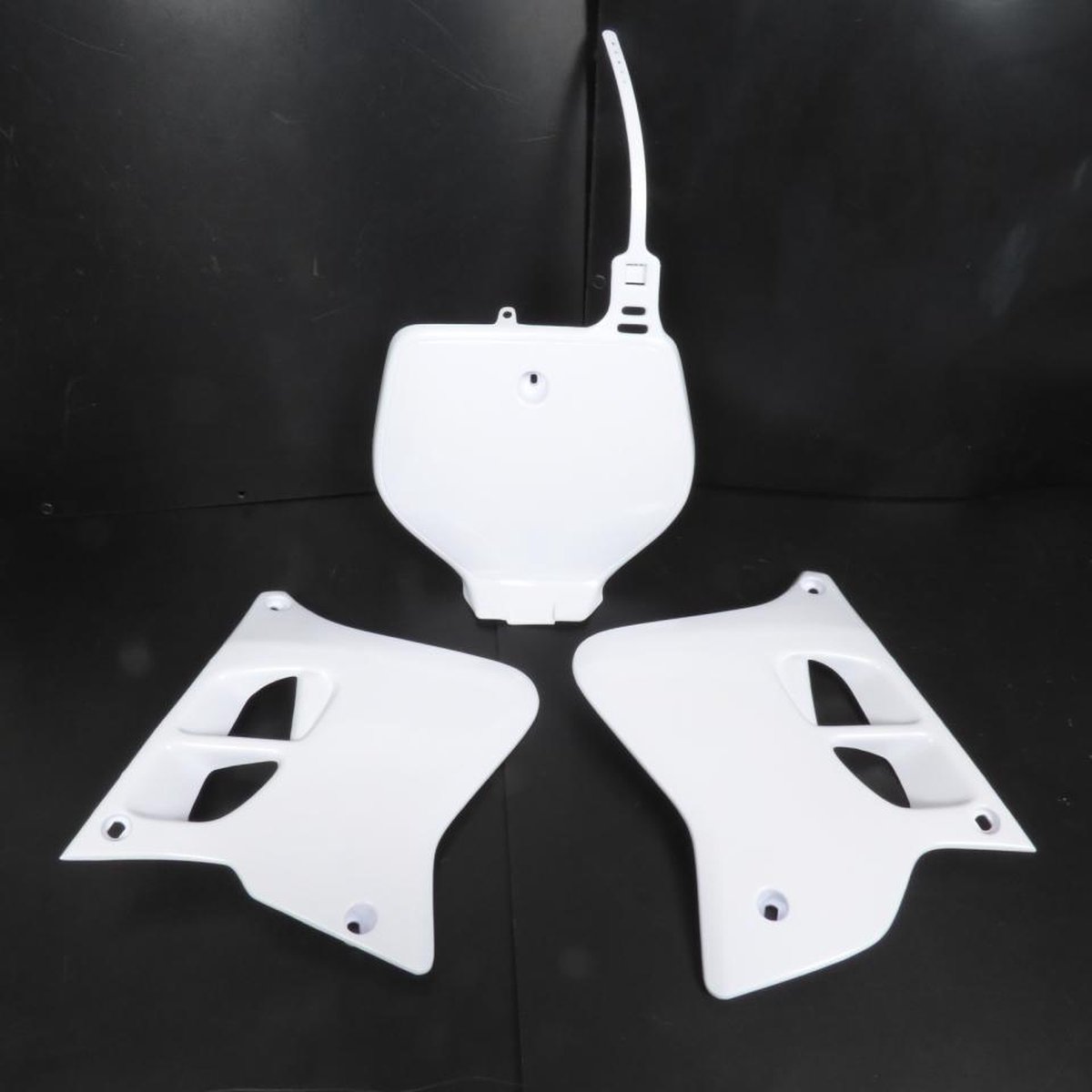 ufo kuip kit voor motor yamaha 250 yz 1993-1995 yakit295999 / wit 5 stuks nieuw