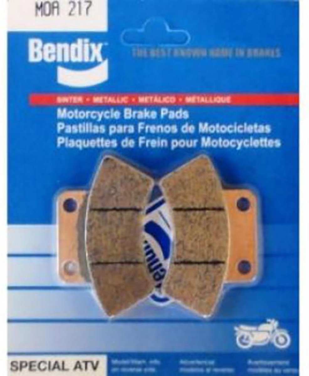 bendix remblok voor polaris 400 scrambler quad 1994 tot 1997 moa217 nieuw