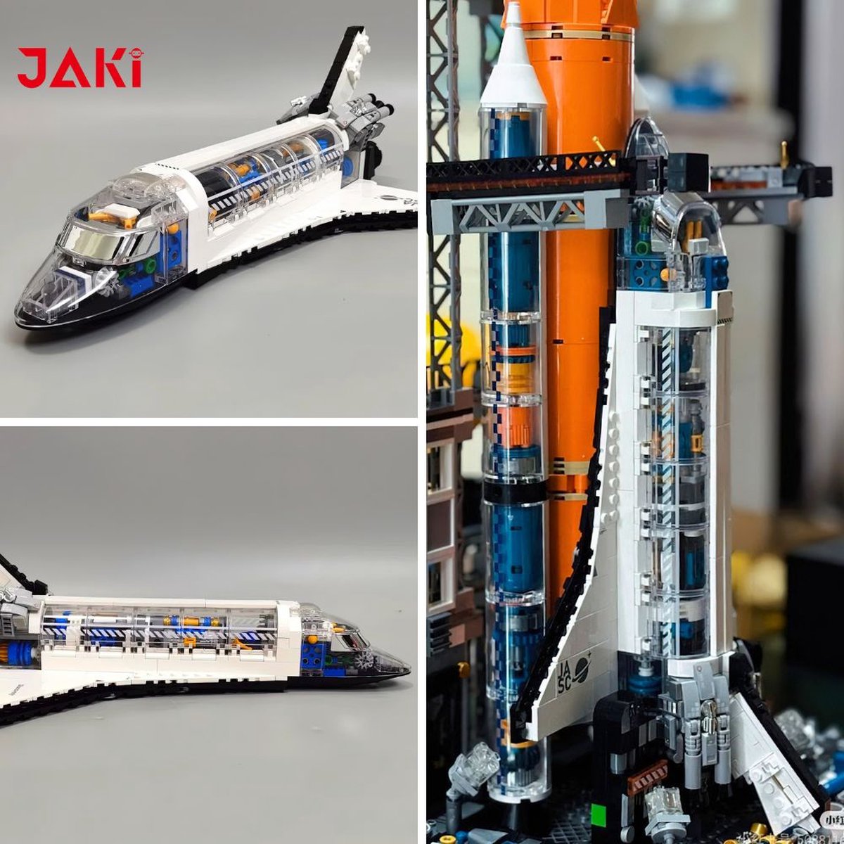 Jaki - LIMITED icons edition City Ruimtevaart raket | Artemis Space Wars Expert | Classic Creator STEM ideas speelgoed | Compatibel met lego mega bloks | Technic nasa ruimte shuttle bouwpakket voor volwassen & kinderen | 2226 bouwstenen — afbeelding 14