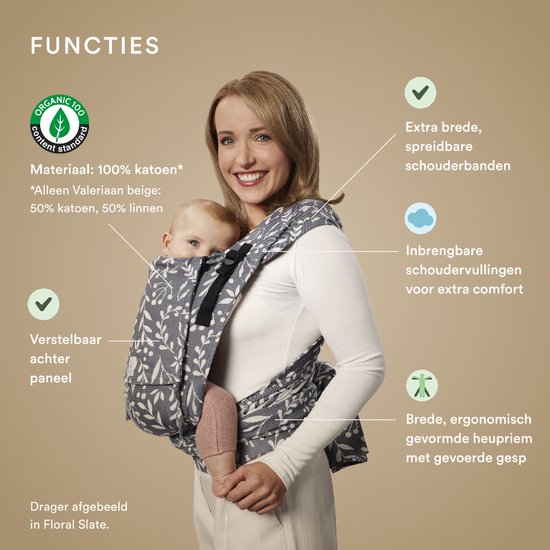 Stokke Limas Carrier Plus, Glacier Green - Versie 2023 (OCS) - Babydrager met halve gesp - Drie draagopties - Veilig voor baby's van 1 maand/4 kg tot 18 kg van Stokke — afbeelding 2